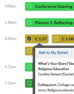 Sched Schedule